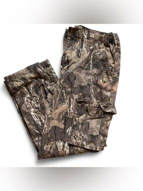 Mossy Oak Men's Camouflage Cargo Pants - Brown/Green Camo